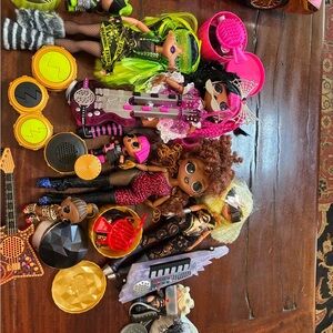 Colorful Fashion Dolls Set